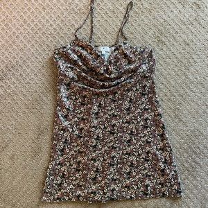 socialite cowl neck slip dress